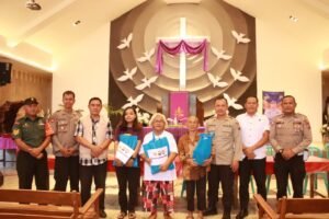 Minggu Kasih Polres Kediri, Upaya Tingkatkan Kerukunan Antar Umat Beragama