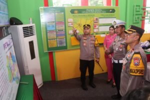 Jamin Arus Mudik Lancar, Kapolres Pasuruan Kunjungi Pos Pam Ketupat Semeru 2024