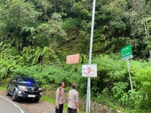 Kapolres Mojokerto Pantau Jalur Ekstrem Mojokerto – Batu di Operasi Ketupat Semeru 2024