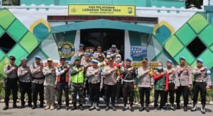 Ops Ketupat Semeru 2024, Kapolres Kediri Kota Dampingi Div Propam Polri Pengecekan di Pos Pelayanan