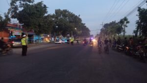 Patroli Skala Besar Polres Kediri Antisipasi Balap Liar di Wates