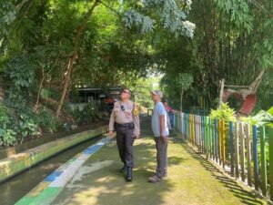 Patroli Tempat Wisata, Polres Kediri Berikan Rasa Aman Kepada Pengunjung