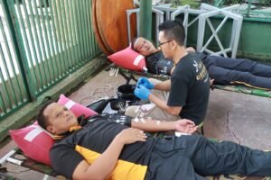 Bhakti Kesehatan, Polres Kediri Rutin Gelar Donor Darah.