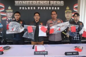 Gerak Cepat Polres Pasuruan Berhasil Amankan Gangster Yang Viral Di Medsos.