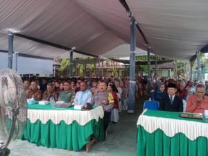 Kanit Binmas Polsek Kunjang Hadiri Tasyakuran Akhir Pembelajaran Kelas IX SMPN 2 Kunjang.