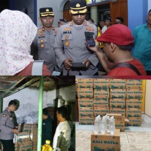 Polisi Berhasil Amankan Ratusan Botol Miras Jenis Arak di Situbondo.