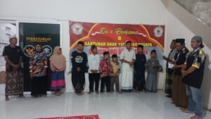 Menjelang 1 Muharram 1446M, Doa Bersama Dengan Anak Yatim dan Dhuafa Kegiatan Rutin GMBI Distrik Gresik