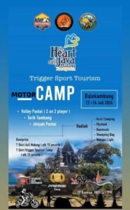 KOMUNITAS TRIGGER SPORT TOURISM HEAD OF EAST JAVA MOTORCAMP JAWA TIMUR MENGADAKAN TOURING DIPANTAI BALEKAMBANG MALANG