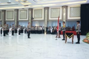 Kapolda Jatim Pimpin Sertijab Pejabat Polda dan Kapolres Jajaran Polda Jawa Timur.