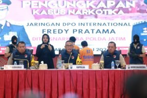Polda Jatim Berhasil Ungkap Peredaran Sabu 84 Kg Amankan 2 Tersangka Jaringan DPO Internasional FP.