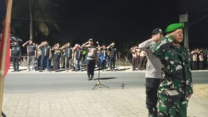 LSM GMBI Doa Bersama Anak Yatim dan Dhuafa, Upacara Malam Renungan 17 Agustus HUT RI ke 79 Makam Pahlawan Dusun Purworejo