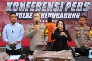 Polres Tulungagung Berhasil Tangkap Pencuri Mobil dan Tembakau.