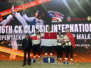 Dua Anggota Polres Probolinggo Kota Ukir Prestasi Pada Kejuaraan Taekwondo Championship Malaysia 2024.