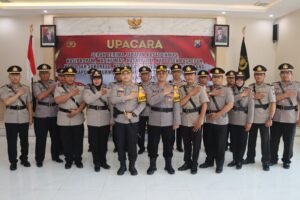 Kapolres Pasuruan Pimpin Sertijab Pejabat Utama Polres Pasuruan Dan Kapolsek Jajaran.