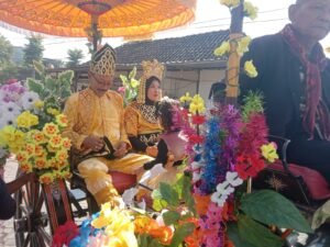 Masyarakat Desa Domas Menggelar Karnaval Meriahkan HUT Ke – 79 Kemerdekaan Republik Indonesia.