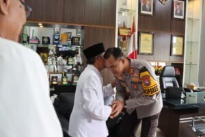 Cooling System Jelang Pilkada, Kapolres Magetan Sambut Silaturahmi Ketua MUI Sinergitas Ulama dan Umaro.