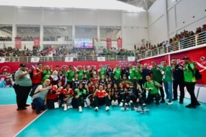 Tim Voli Putri Jatim Maju Final Setelah Taklukkan Tim Voli Jakarta 3 – 1 di Semifinal PON XXI Medan.