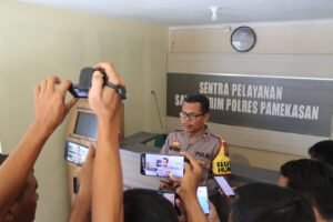 Gerak Cepat Polres Pamekasan, Berhasil Amankan Tersangka Curat dari Amuk Massa.