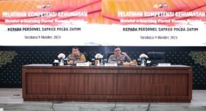 Kabag Penum Divhumas Polri Pimpin Pelaksanaan E Learning Kehumasan di Polda Jatim.