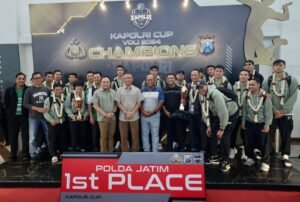 Tim Voli Putra Putri Polda Jatim Raih Juara Kapolri Cup 2024 Jadi Kado Terindah di HUT Jawa Timur ke -79.