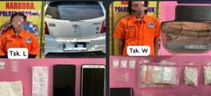 Polres Nganjuk Berhasil Ungkap Kasus Narkoba, Dua Tersangka Diamankan.