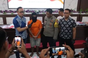 Polres Mojokerto Kota Amankan Dua Gengster Pasca Tawuran di Kelurahan Bloto.