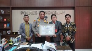 Lemkapi Beri Apresiasi Presisi Award Kepada Polres Bangkalan.
