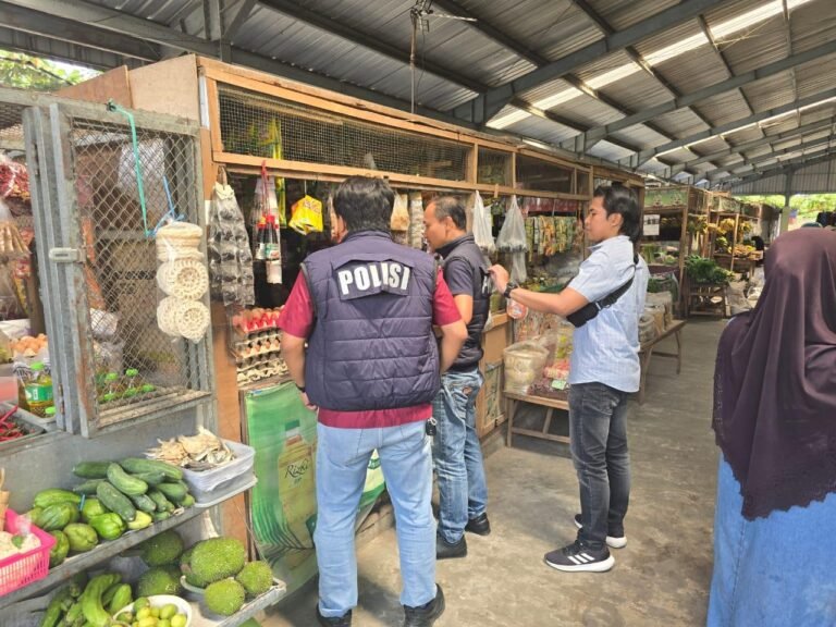 Satgas Pangan Polres Kediri Cek Pasar Pastikan Bahan Pokok Aman Jelang Ramadhan