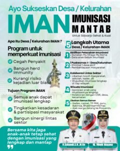 Tingkatkan Cakupan Imunisasi Lengkap, Bupati Sidoarjo Terbitkan SE Pembentukan Desa/Kelurahan Iman