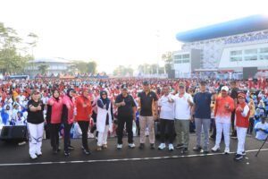 8.000 Warga Meriahkan Olahraga Bersama Hari Bhayangkara di Stadion Kanjuruhan Malang