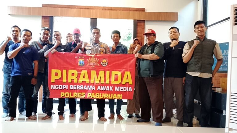 Ngopi Bersama Awak Media, Polres Pasuruan Perkuat Sinergi di HUT Bhayangkara ke-79
