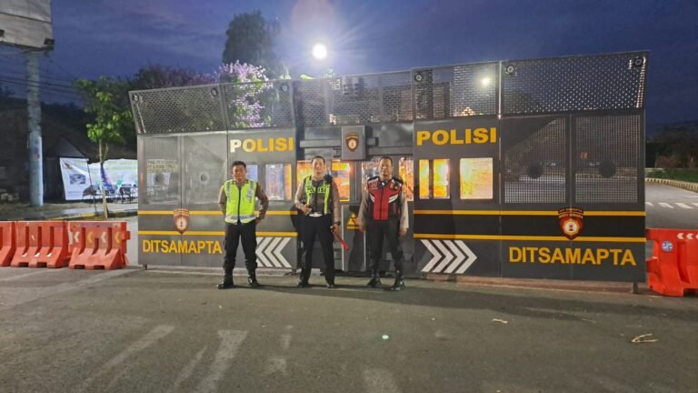 Suran Agung Polres Madiun Kota Rekayasa Lalin Sesuai Maklumat Aman Suro 2025