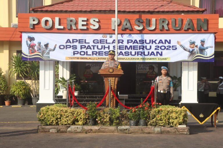 Polres Pasuruan Siap Laksanakan Operasi Patuh Semeru 2025, Kapolres: Tertib Berlalu Lintas Butuh Kesadaran Kolektif