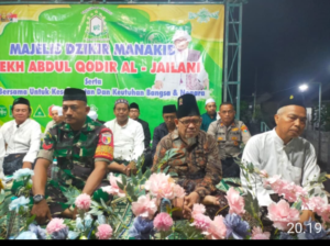 Kapolsek Krian Hadiri Majlis Dzikir Manakib di Desa Kemasan