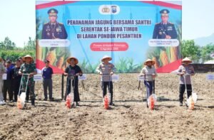 Program Penanaman Jagung Bersama Santri : Polres Ponorogo Gandeng 42 Ponpes Siapkan 71,4 Hektare Lahan