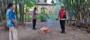 Polsek Balongbendo Tindaklanjuti Aduan Warga, Datangi Arena Judi Sabung Ayam di Seketi