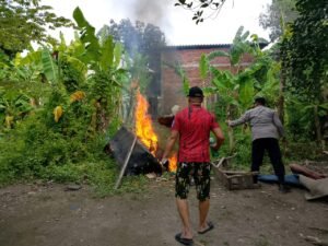 Respon Keluhan Warga Polisi Bongkar Arena Sabung Ayam di Plumbungan Sukodono