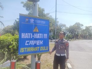Kanit Lantas Polsek Krian Upaya Tekan Angka Kecelakaan di Wilayah Hukum Krian