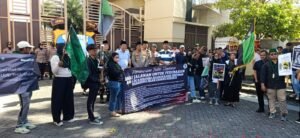 Demo HMI di Polresta Sidoarjo,Tekankan Fungsi dan Tugas Polri yang Sejati