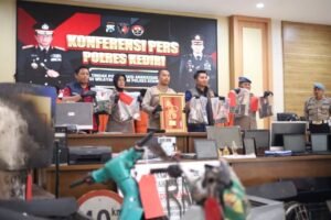 Polres Kediri Tetapkan 28 Tersangka Pengrusakan dan Penjarahan Saat Demo 14 Diantaranya Anak Dibawah Umur