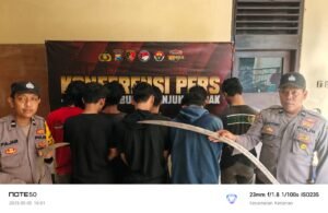 Polres Pelabuhan Tanjungperak Amankan Remaja Kelompok Gangster SSTB dan All Star Terlibat Bentrokan di Kalilom Lor Surabaya