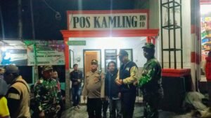 Giat Rutin Patroli Gabungan Polsek Prigen Gandeng TNI, Satpol PP, dan Linmas Wujudkan Situasi Aman Kondusif