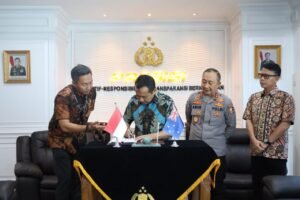 Polri dan AFP Resmikan Rencana Kerja Bersama untuk Perkuat Penanggulangan Penyelundupan Manusia