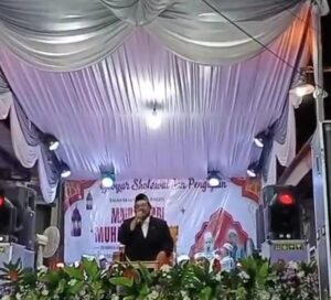 Peringati Maulid Nabi,Kades Lukman Mualim Ajak Warga Semampir Teladani Akhlak Rasulullah