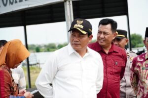 Pemkab Sidoarjo Mulai Garap Betonisasi Ruas Jalan Raya Desa Kalanganyar- Desa Segorotambak