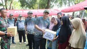 Kapolres Nganjuk Hadiri Bakti Sosial dan Olahraga Bersama Peringati HUT TNI ke-80