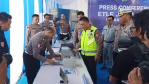 Kakorlantas Polri Sosialisasikan ETLE Digital di Polresta Sidoarjo,1.000 Kamera Siap Dipasang di Jawa Timur