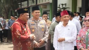 Kapolres Nganjuk Kawal Langsung Keamanan Peringatan Hari Santri Nasional di Mojosari