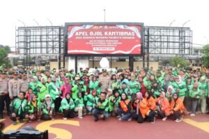 Apel Ojek Online, Siap Jaga Kamtibmas Sidoarjo