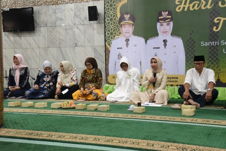 Peringati Hari Santri 2025, Wabup Sidoarjo dan Seluruh ASN Gelar Tabligh Akbar di Masjid Agung